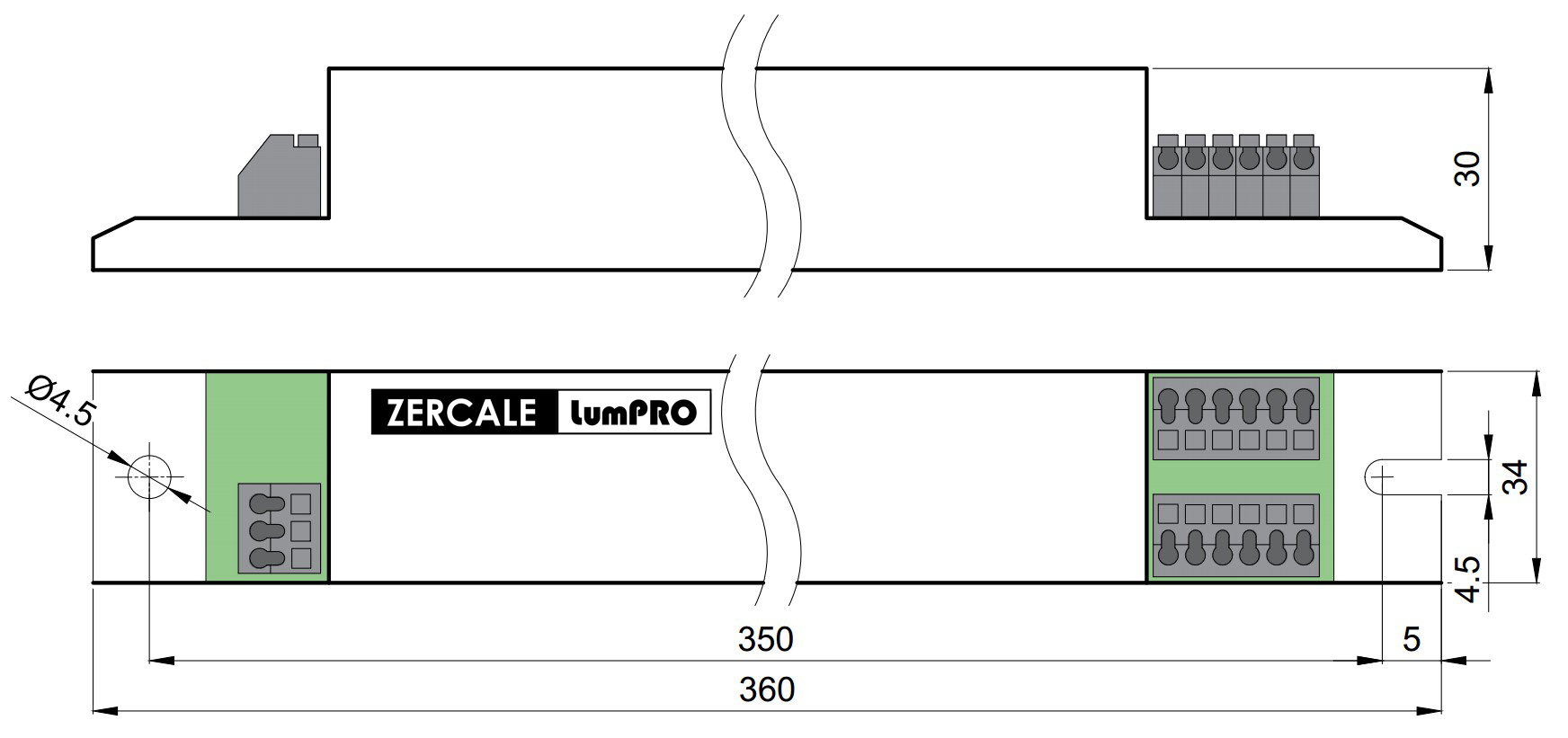 LumPRO 3/4x18-24 Т5/Т8 PH 220V SP360