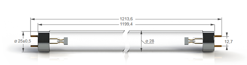 Бактерицидные лампы с увиолевым стеклом Zercale Uviol Glass