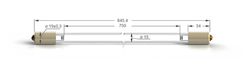 GL40T5L843SPQGM  40W  0,425A (Aquafine 3084LM)