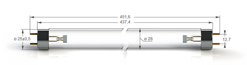 Бактерицидные лампы с увиолевым стеклом Zercale Uviol Glass