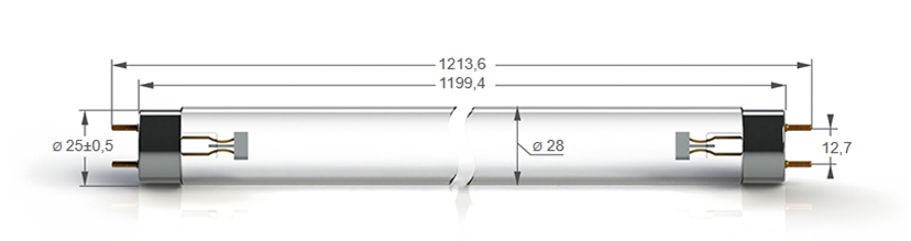 Бактерицидные лампы с увиолевым стеклом Zercale Uviol Glass