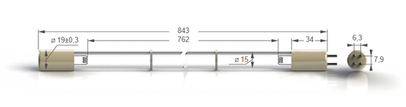 GHO843T5L87/4P  87W  0,8A  (ДБ87 / DB87)