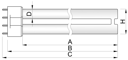 Бактерицидные лампы с кварцевым стеклом Zercale Compact