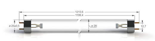 Бактерицидные лампы с увиолевым стеклом Zercale Uviol Glass
