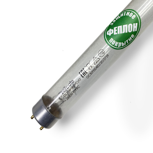 Бактерицидная лампа в защитной оболочке ZERCALE Uviol Glass Protect GL36WT8UVCUGFEP