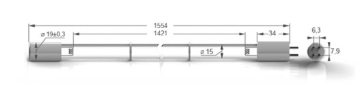 GHO1554T5L150/4P  155W 0,8A