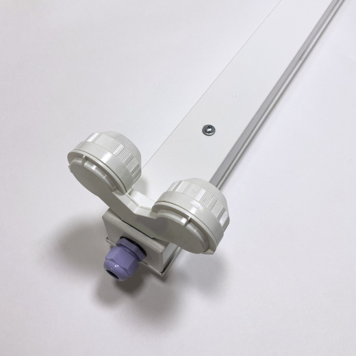 Корпус светильника (облучателя) Zercale КСН-06-2Т8-1200-IP65 для ультрафиолетовых (УФ-А, УФ-В, УФ-С) ламп G13, 900мм