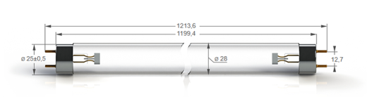 Бактерицидные лампы с увиолевым стеклом Zercale Uviol Glass