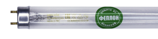 Бактерицидная лампа в защитной оболочке ZERCALE Uviol Glass Feplon GL75WT8UVCUGFEP