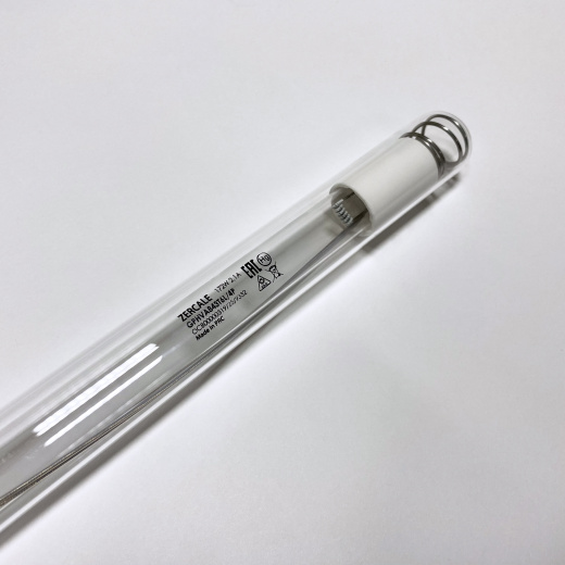 Чехол защитный кварцевый Zercale КУ-1 28,8х2х915мм, оптик, полусфера (150-250nm)