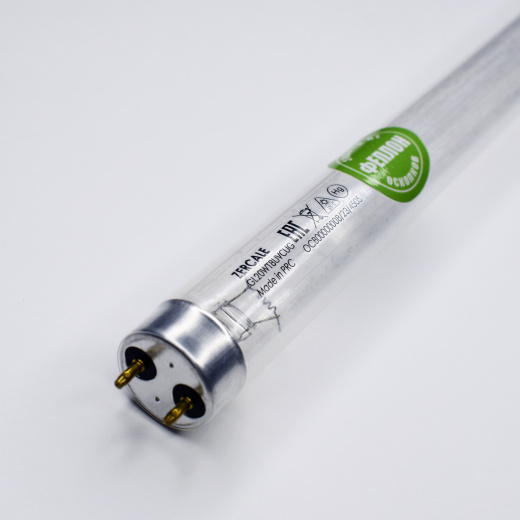 Бактерицидная лампа в защитной оболочке ZERCALE Uviol Glass Feplon GL20WT8UVCUGFEP