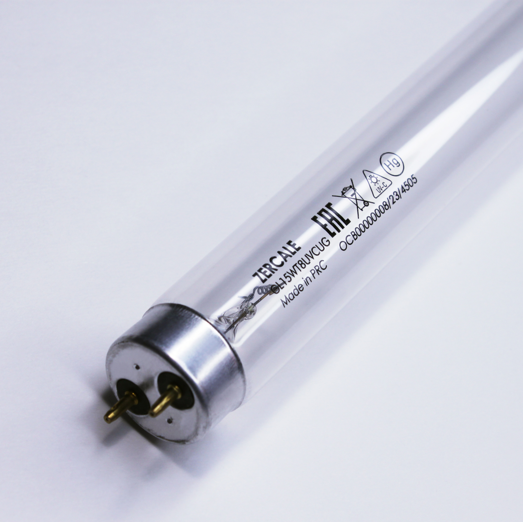 Бактерицидные лампы с увиолевым стеклом Zercale Uviol Glass