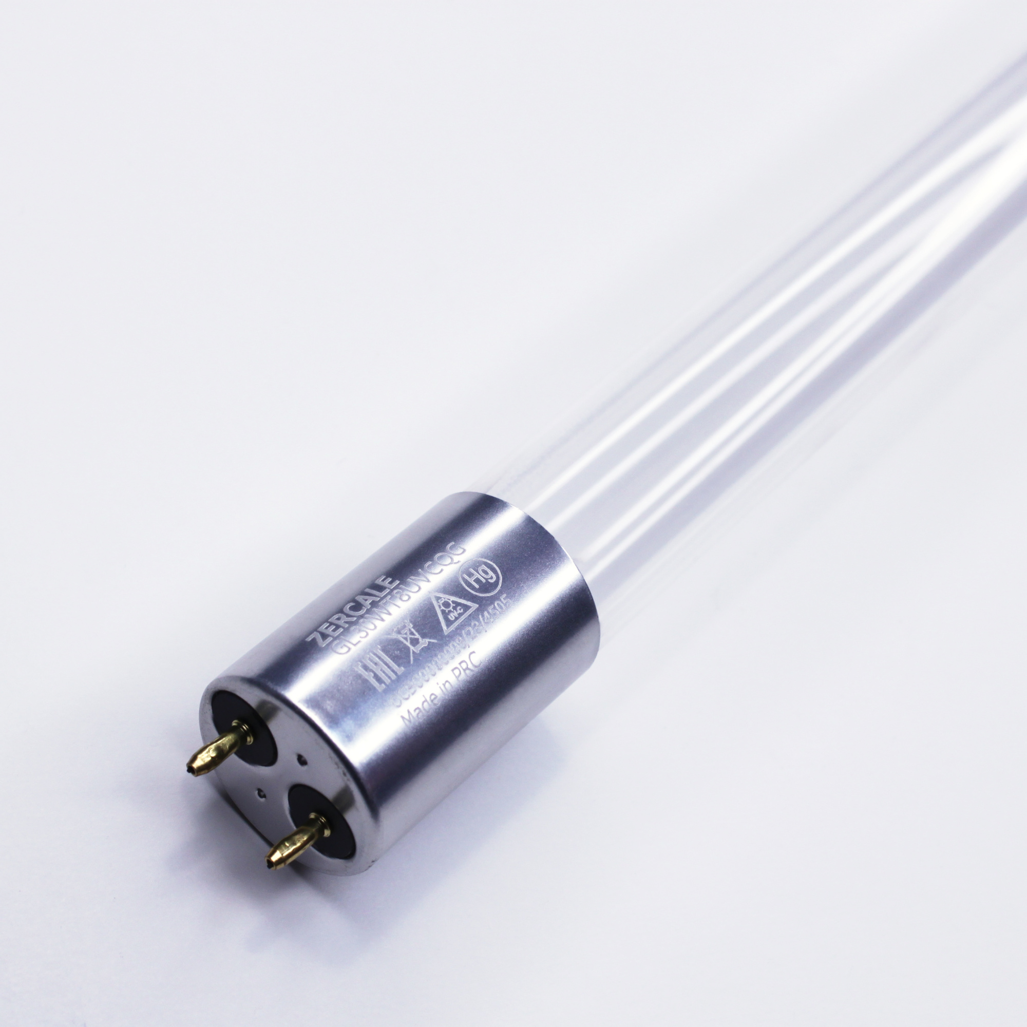 Бактерицидные линейные лампы с кварцевым стеклом без озона Zercale Quartz Glass